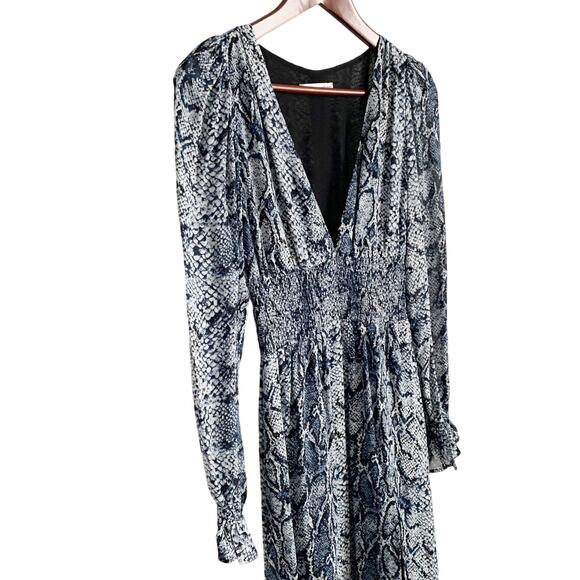 Reformation Aries Maxi Dress XS Blue New - Picture 4 of 9
